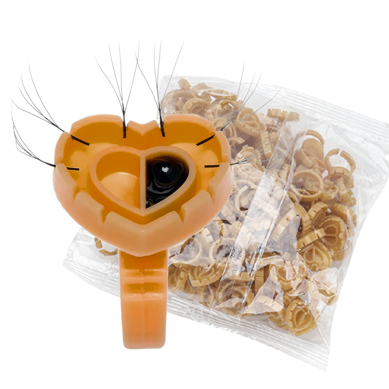Eyelash Extension Volume Lashes - 500PCS Glue Rings for Lash Extension