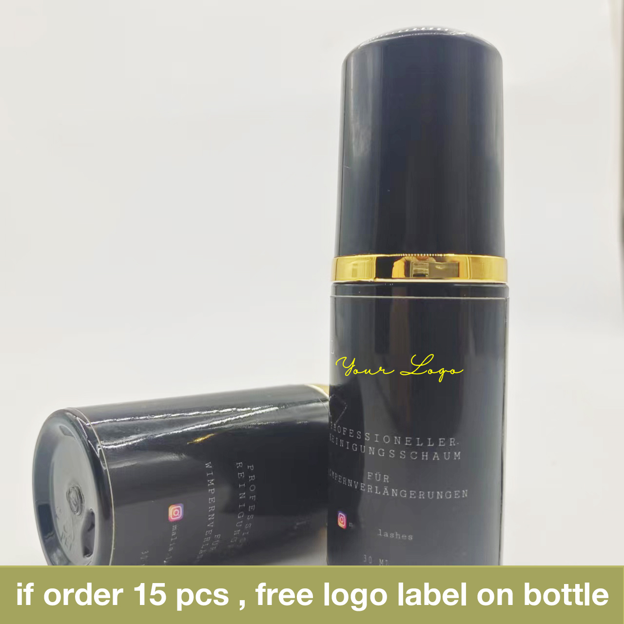 Eyelash Extension Foam Cleanser - Custom Eyelash Cleaning Foam Cleanser Vegan