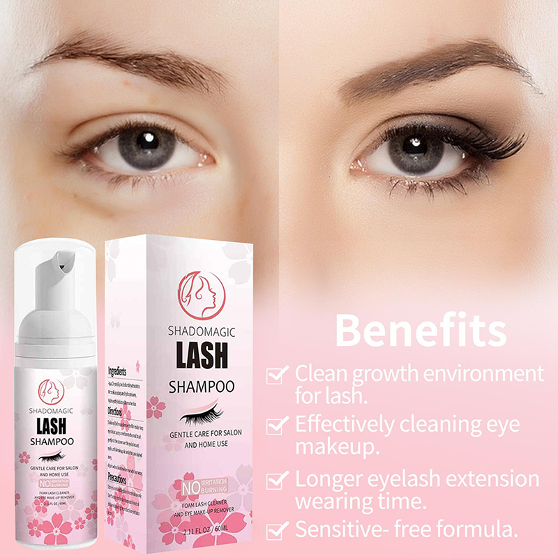 Eyelash Extension Foam Cleanser - 「Fast Cleaning Lash Shampoo For Eyelash