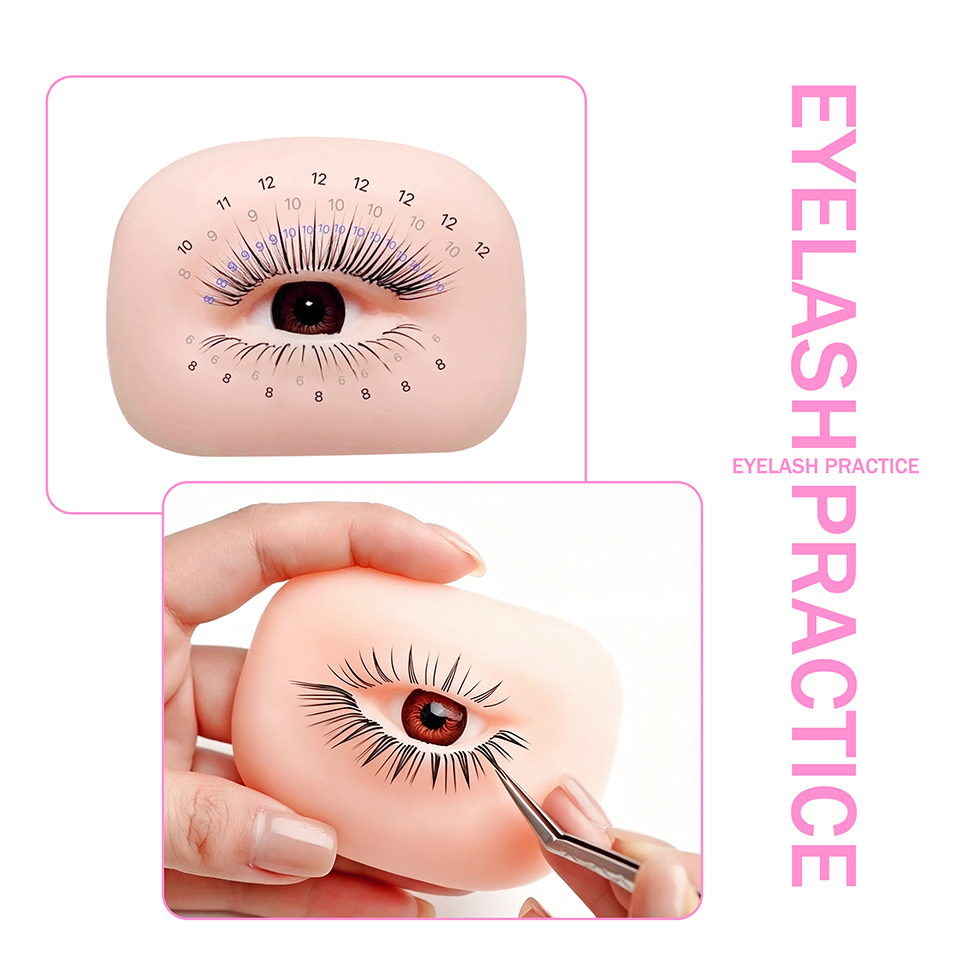 Eyelash Extension Model - Eyelash Extension Training Mannequin Practice Tool