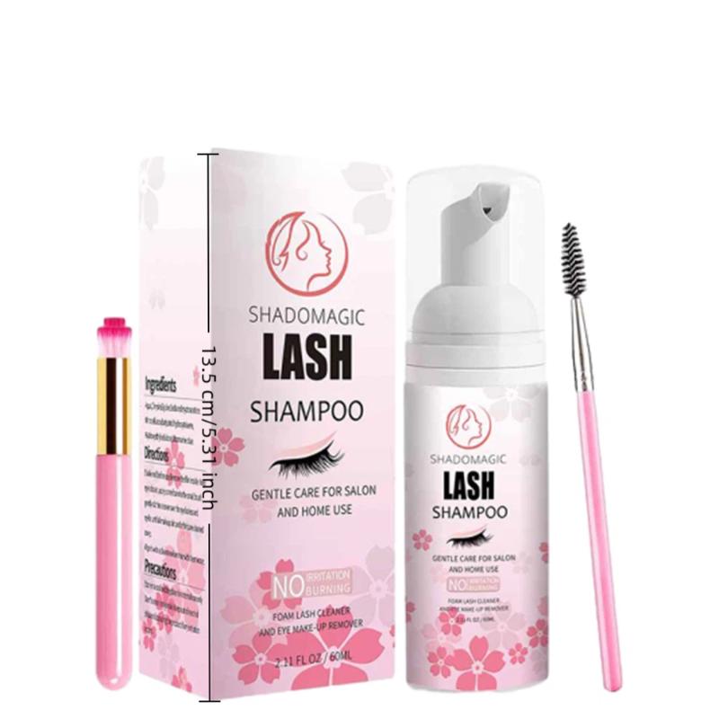 Eyelash Extension Foam Cleanser - Lash Shampoo 60ML Fast Eyelash Cleanser