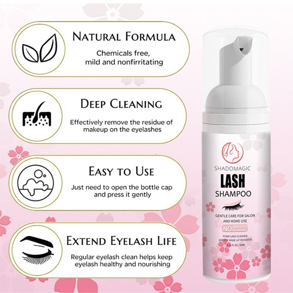 Gentle and Delicate Eyelash Cl - Eyelash Extension Foam Cleanser review and price