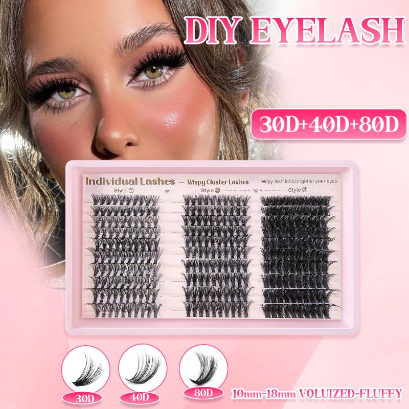 DIY Lash Extensions Kit with S - Eyelash Extension Volume Lashes review and price