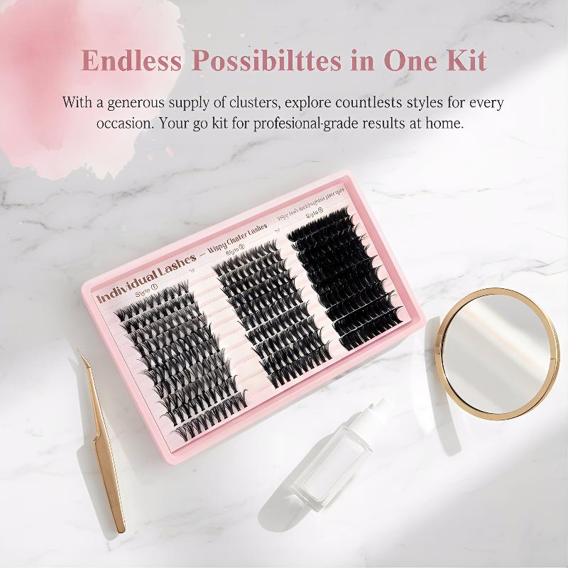 DIY Lash Extensions Kit with S - Eyelash Extension Volume Lashes review and price
