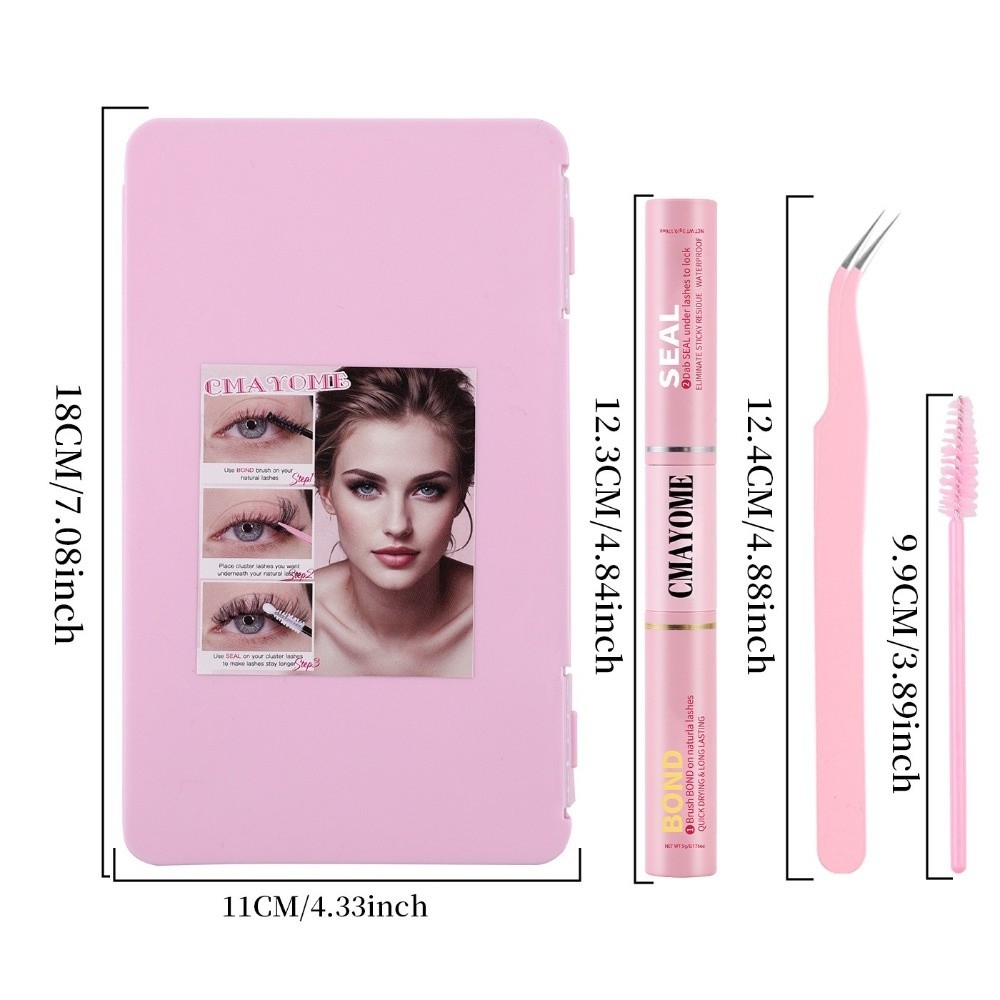 Bond and Seal False Eyelashes  - Eyelash Extension Volume Lashes review and price