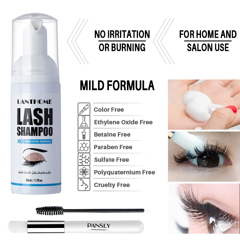 50ML Pro Eyelash Extension Sha - Eyelash Extension Foam Cleanser review and price