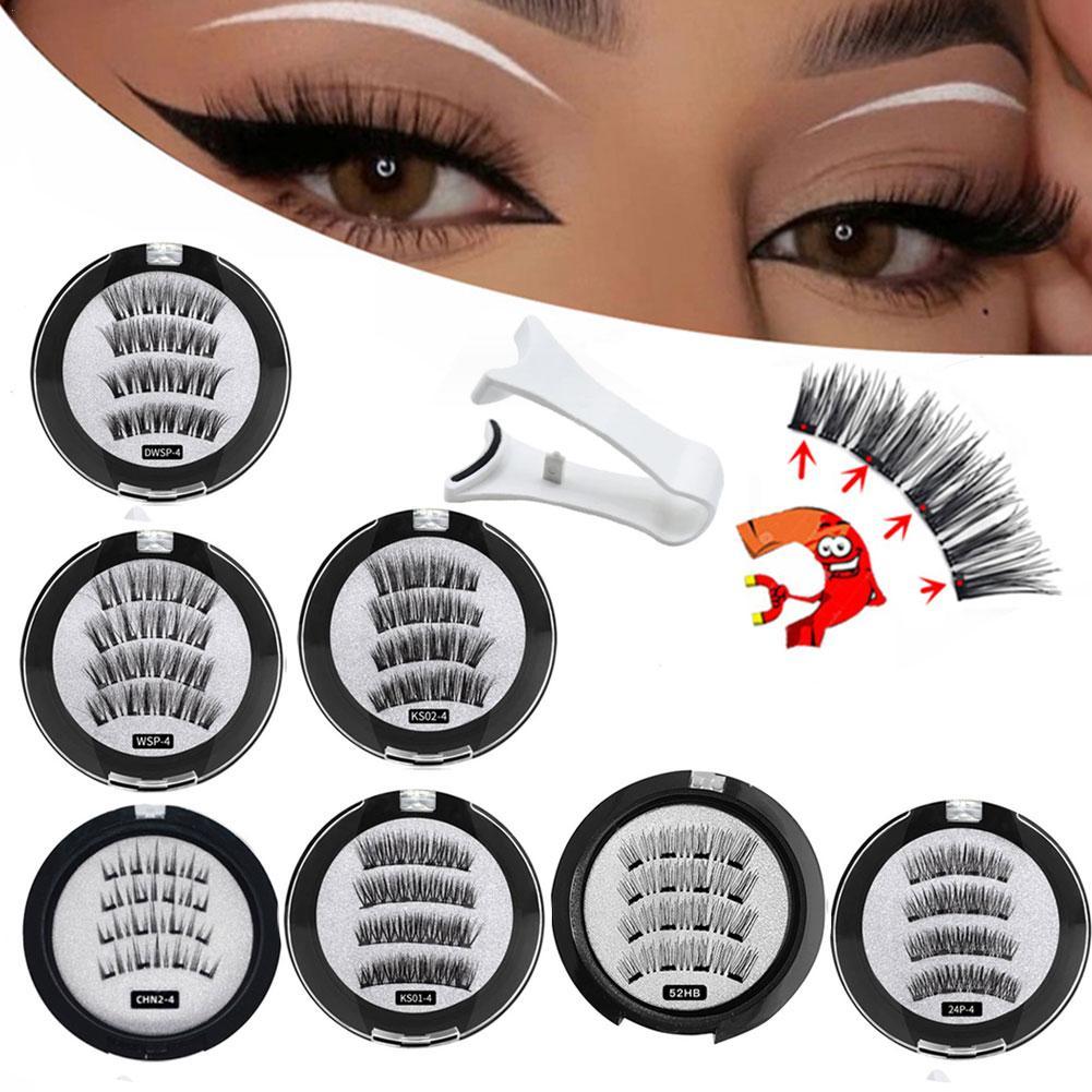 2 Pair 3D Magnetic False Eyela - Eyelash Extension Equipment review and price
