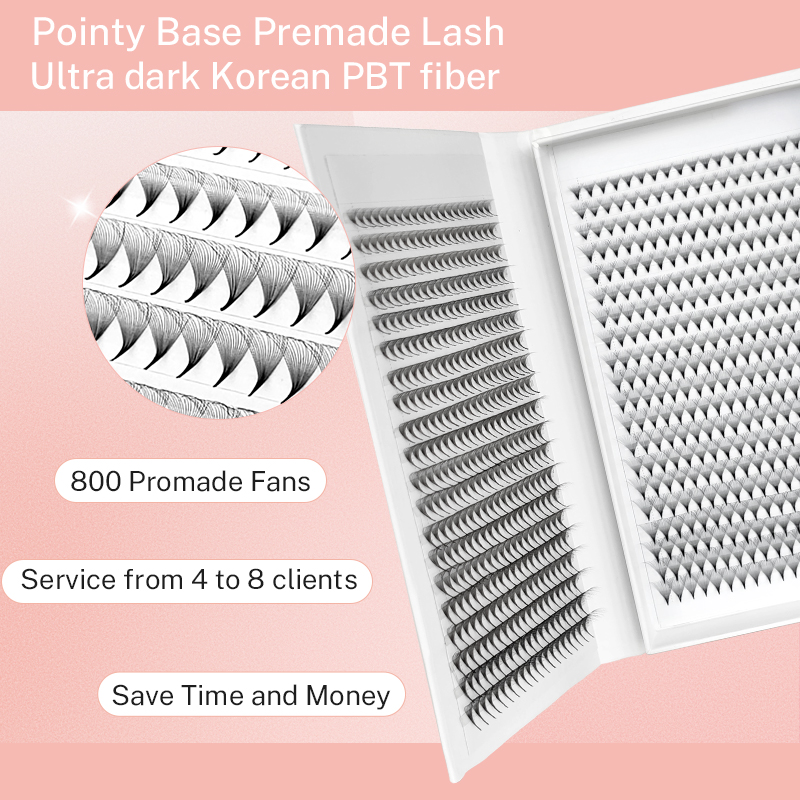 800/1600 Premade Volume Lash F - Eyelash Extension Double Volume review and price