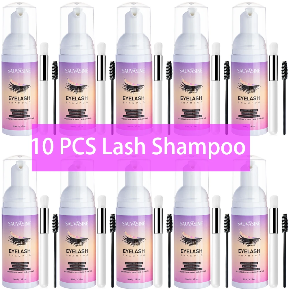 5/10PCS 50ML Eyelash Extension - Eyelash Extension Foam Cleanser review and price