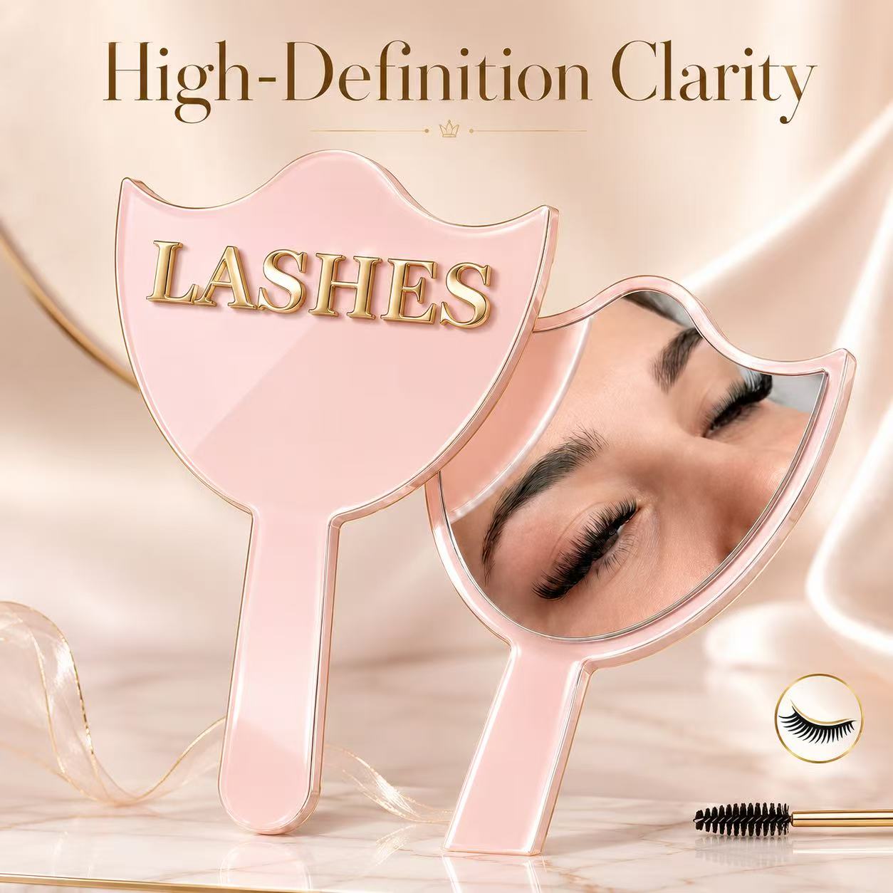 HD Glass Lash Extension Mirror - Eyelash Extension Model review and price