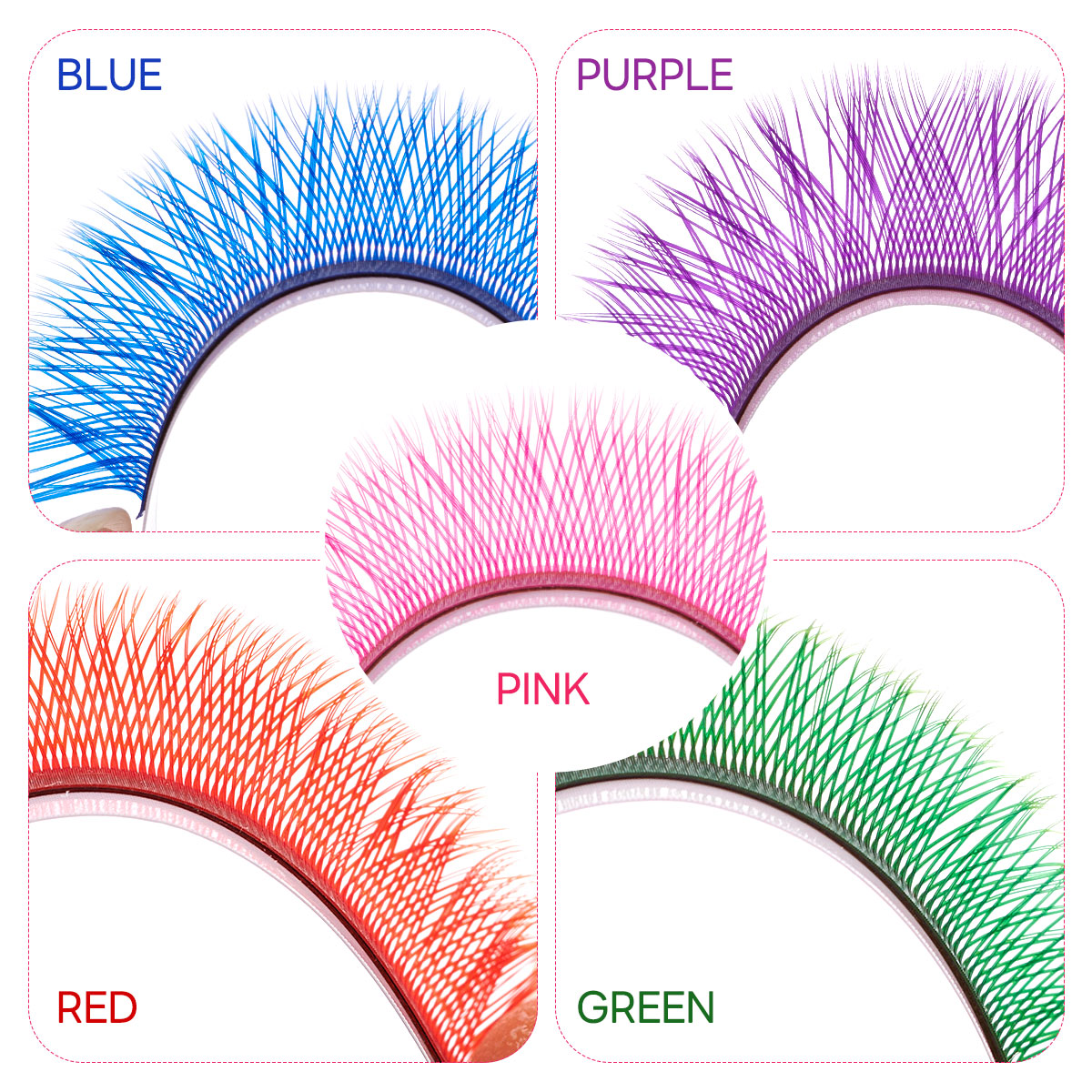 ARISON Mixed Color YY Lashes P - Eyelash Extension Double Volume review and price