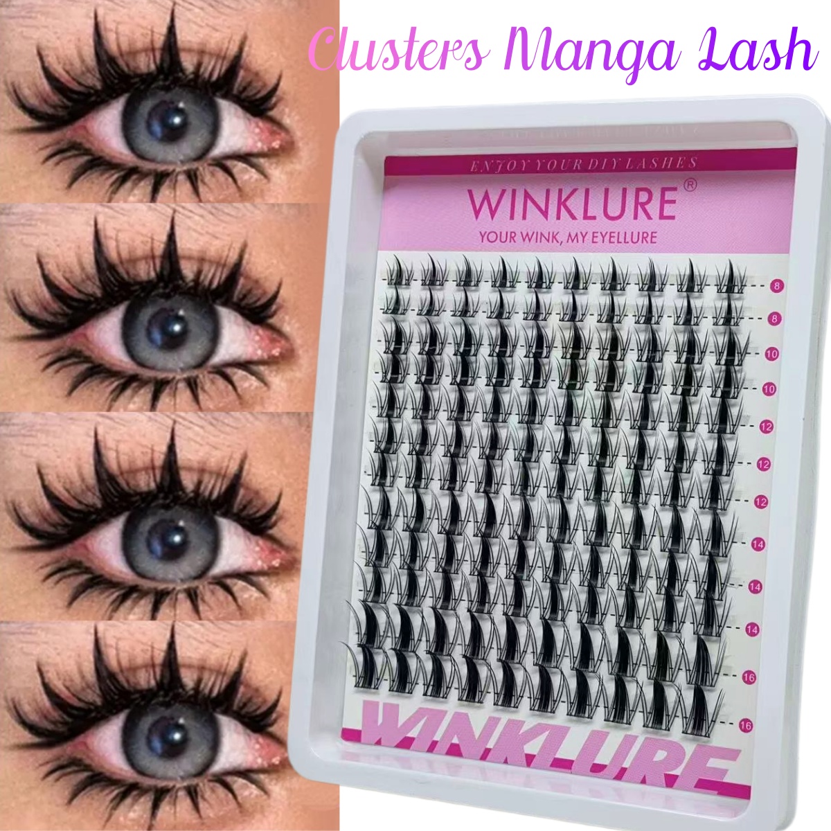 WINKLURE Manga Lash Clusters K - Eyelash Extension Equipment review and price