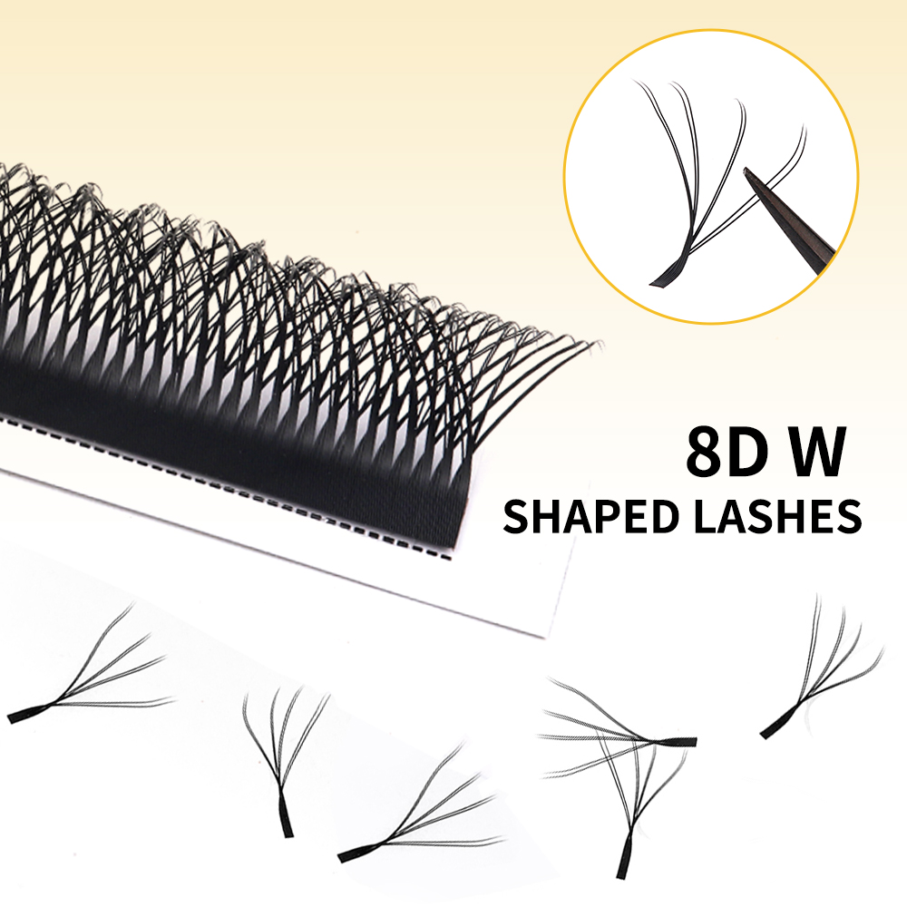GEMERRY 4D/6D/8D/10D W Lashes  - Eyelash Extension Double Volume review and price