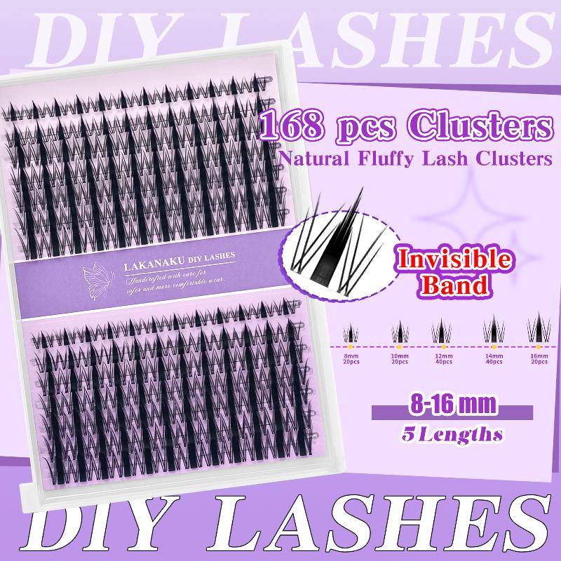 Natural Eyelashes Lashes Clust - Eyelash Extension Equipment review and price
