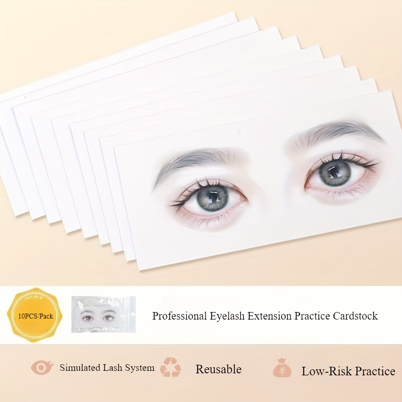 Reusable Eyelash Mapping Cards - Eyelash Extension Model review and price