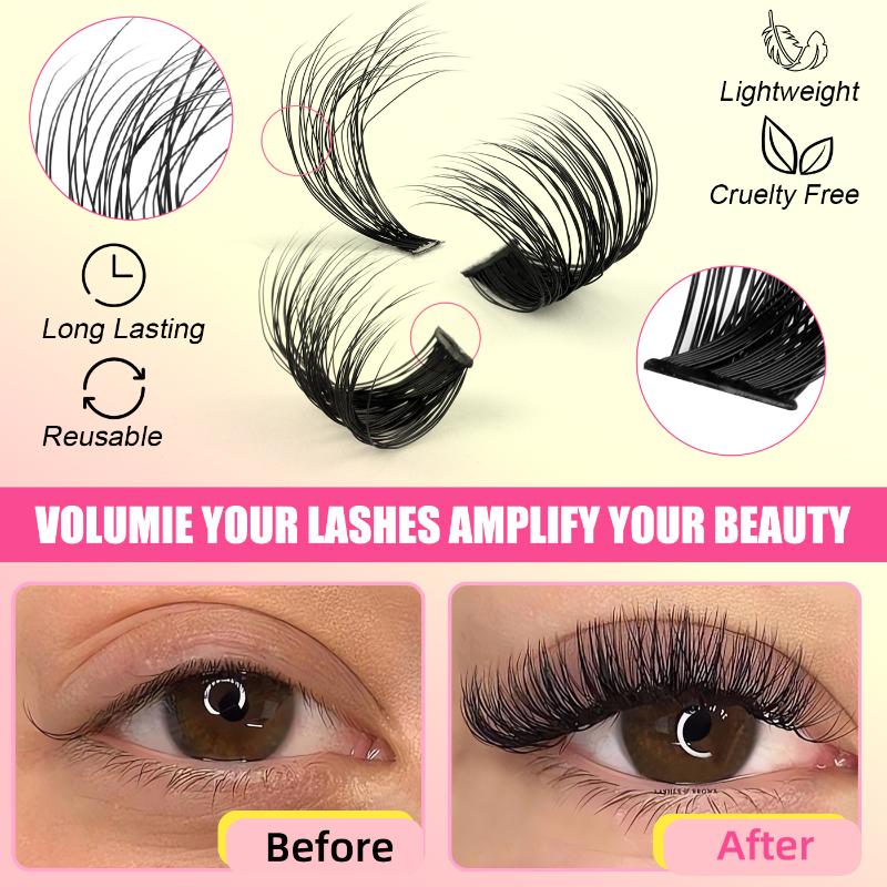 Cluster Lashes Kit Individual  - Eyelash Extension Volume Lashes review and price