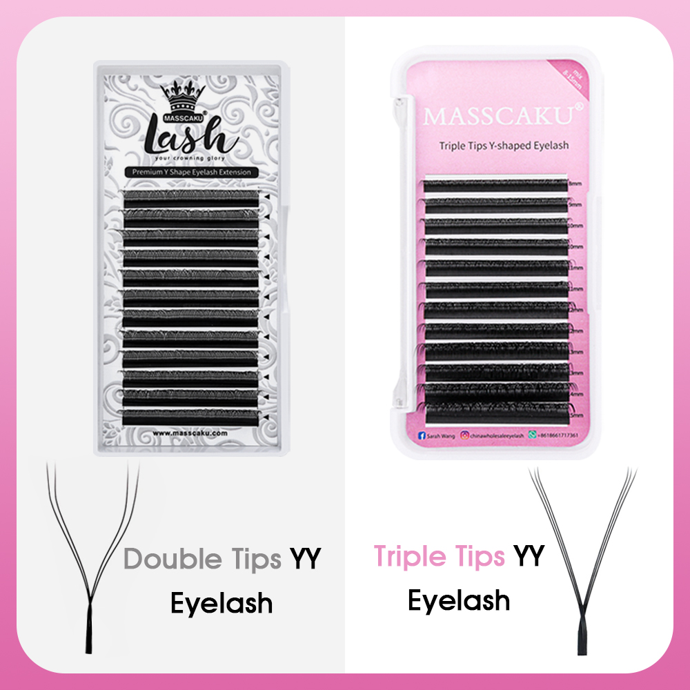 MASSCAKU Hot Selling Natural P - Eyelash Extension Double Volume review and price