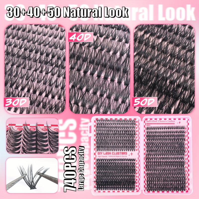740/200pcsCluster Eyelash Exte - Eyelash Extension Equipment review and price