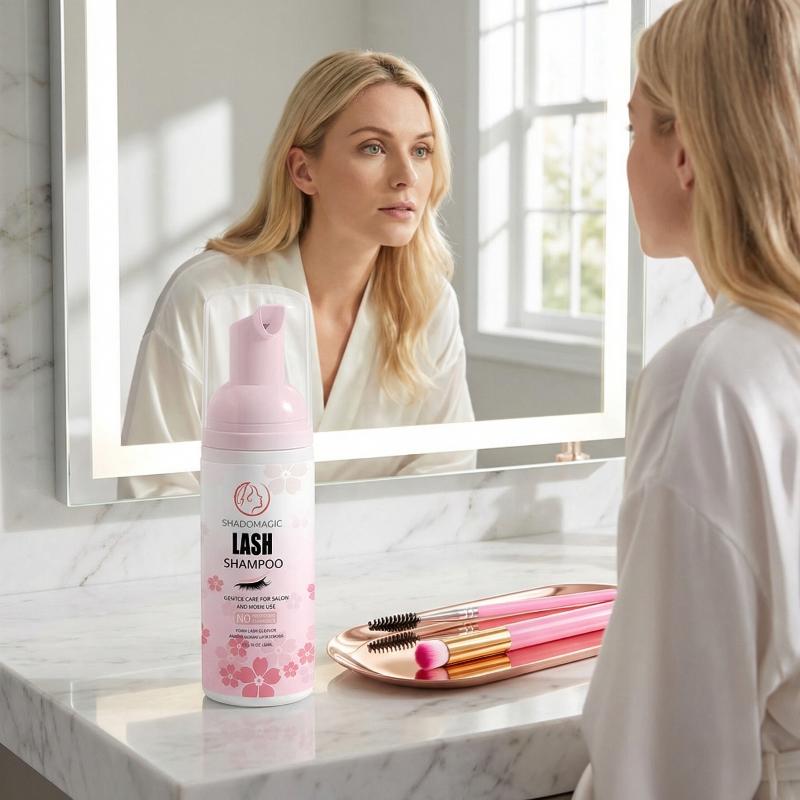 Lash Shampoo 60ML Fast Eyelash - Eyelash Extension Foam Cleanser review and price