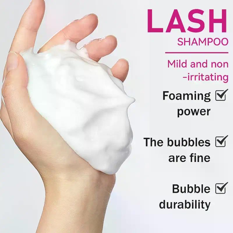 40ml Eyelash Extension Shampoo - Eyelash Extension Foam Cleanser review and price