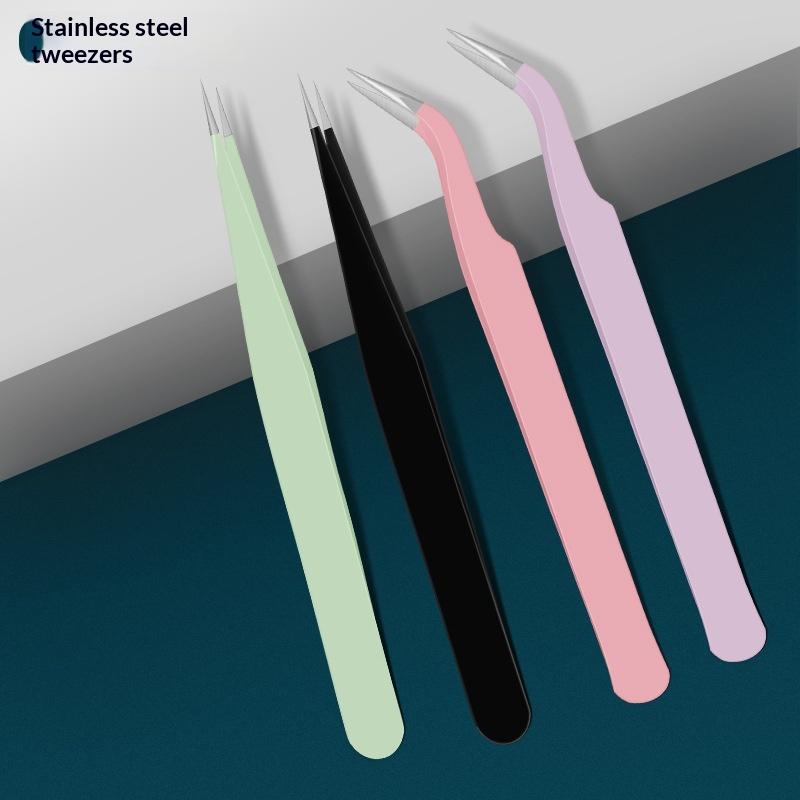 Stainless Steel Tweezers  Prec - Eyelash Extension Volume Lashes review and price